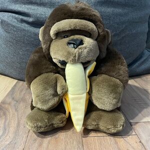 New Plush Gorilla with Banana